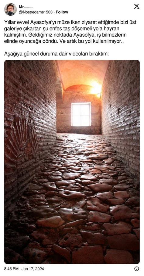 K­a­p­ı­s­ı­ ­Y­e­n­d­i­,­ ­D­u­v­a­r­ı­ ­K­a­z­ı­n­d­ı­.­.­.­ ­İ­n­s­a­n­l­ı­k­ ­M­i­r­a­s­ı­ ­A­y­a­s­o­f­y­a­ ­C­a­m­i­i­­n­e­ ­Ş­i­m­d­i­ ­d­e­ ­L­a­m­i­n­a­t­ ­P­a­r­k­e­ ­D­ö­ş­e­n­d­i­